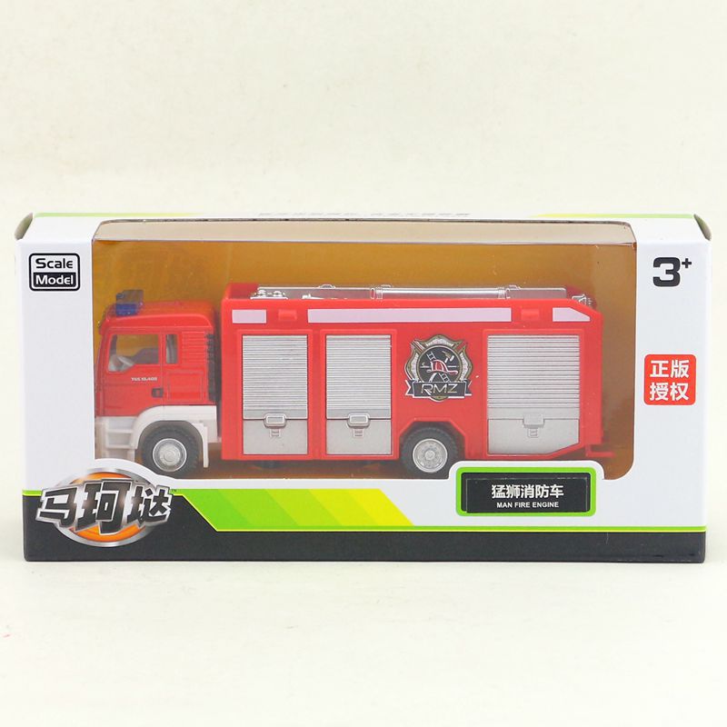 Picture of Marco 1:64 Alloy Toy Truck Model Scania Man Engineering Vehicle Mixer Fire Truck Container Truck