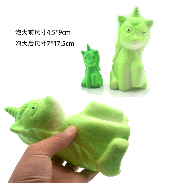 Picture of Cross-border rainbow unicorn hatching eggs bubble water expansion rainbow eggs children's educational stall toy eggs wholesale
