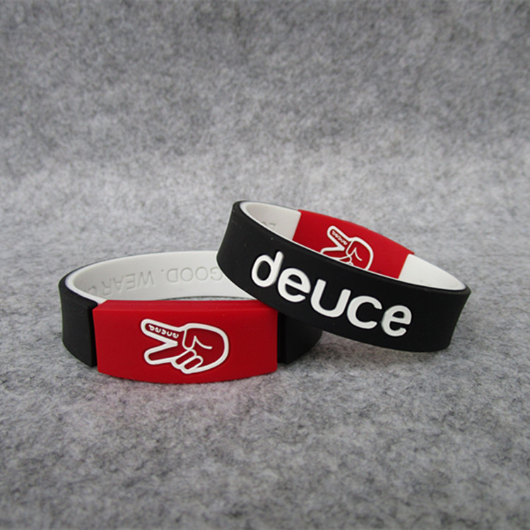 Picture of Basketball sports tide Deuce brand scissor commemorative star silicone bracelet Sports wristband Owen