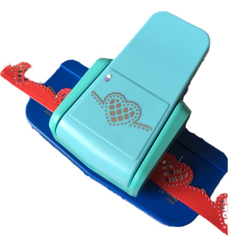 Picture of Embossing device kindergarten children DIY making tool printing machine edge pattern hollow edge beating device toy