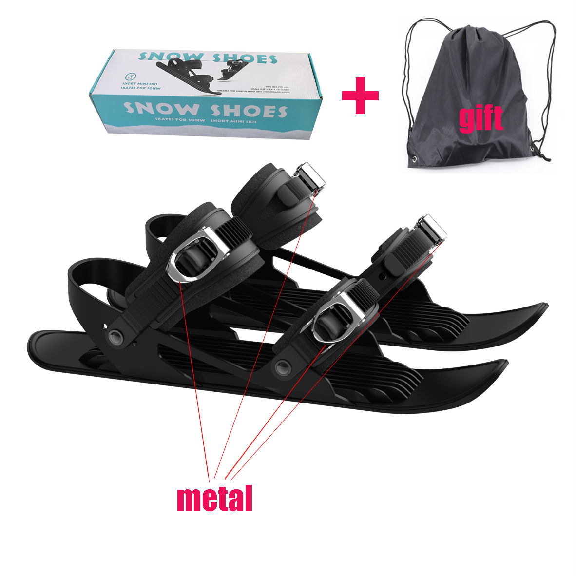 Picture of Ski Shoes Kidsren's Ski Shoes Miniskiskates Mini Outdoor Sports Snowboard Sled Playing in the Snow