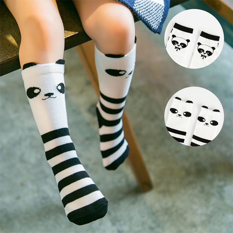 Picture of Children's High Socks, Children's Fox, Cute Baby Cotton Socks, Three-Dimensional Panda Cartoon Socks Wholesale