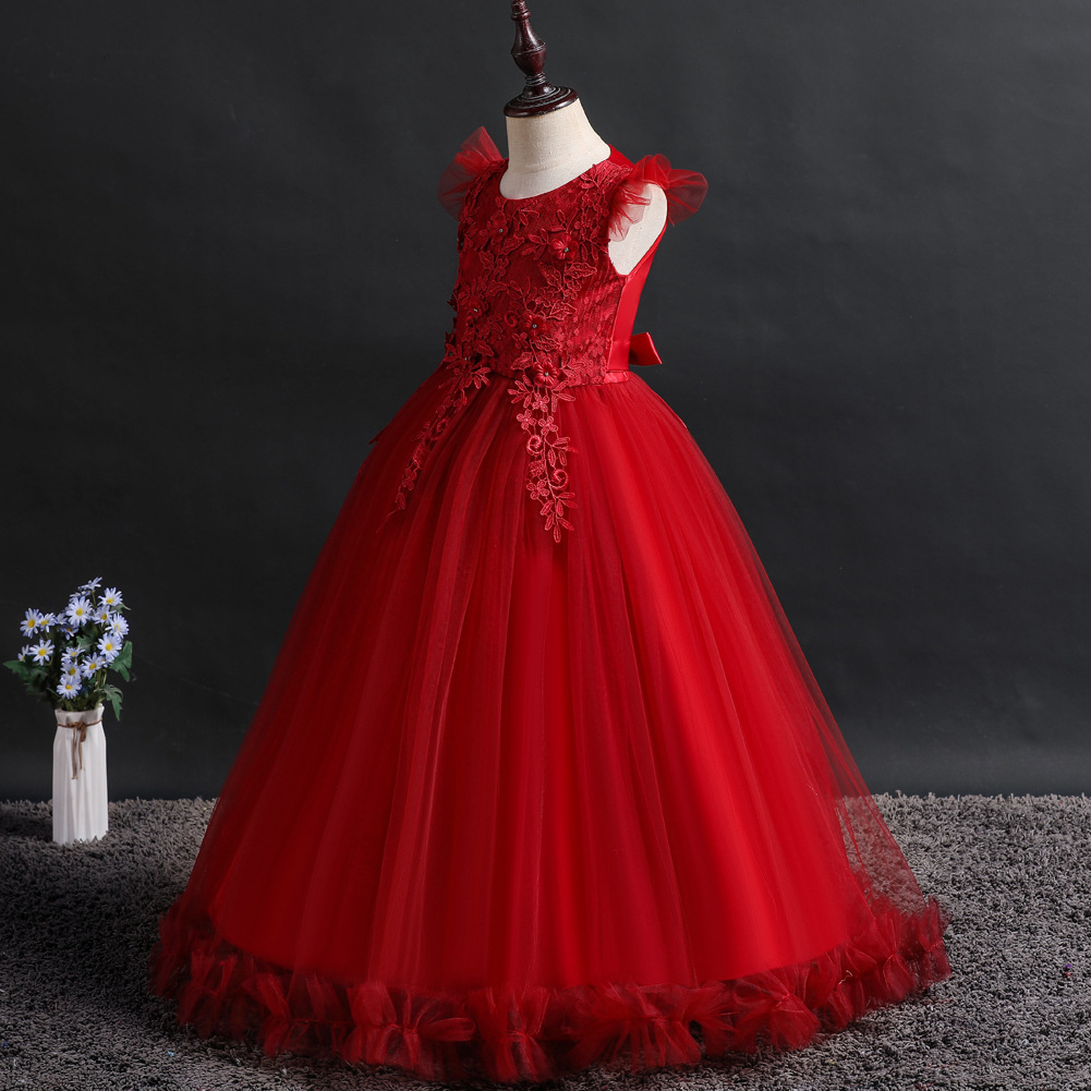 Picture of New Explosions Girls Dress children's Wedding Dress Flower Princess Dress Dress children's Dress children