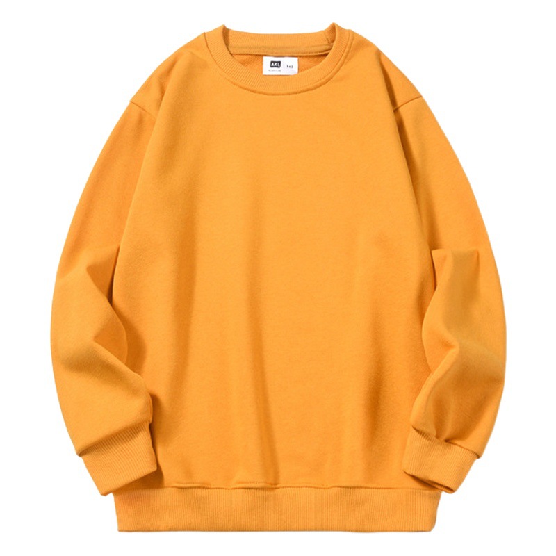 Children's Clothing Spring and Autum Korean Style New Boys' Long-Sleeved Sweatshirts Medium and Large Kidsren's Terry Pure Color Bottoming Shirts Kidsren's Sweatshirts