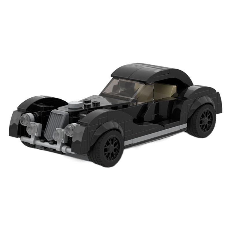 MOC Building Blocks Set Compatible with Lego Vintage Classic Car Assembled Model speed Series 8-Case Car