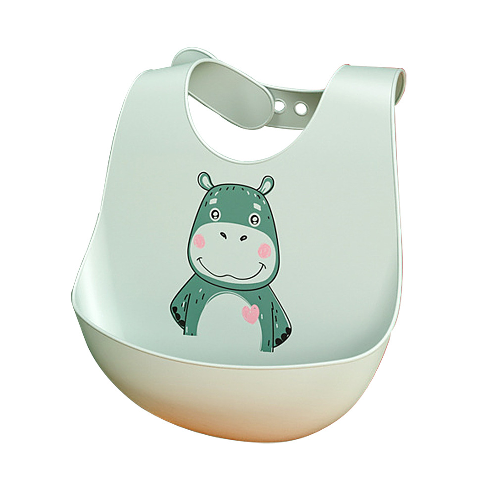 Picture of Baby Dining Bib Stereo Silicone Baby Waterproof Super Soft Food Food Bucket Children Children's Slippery Bucket Wash-Free Cross-Border