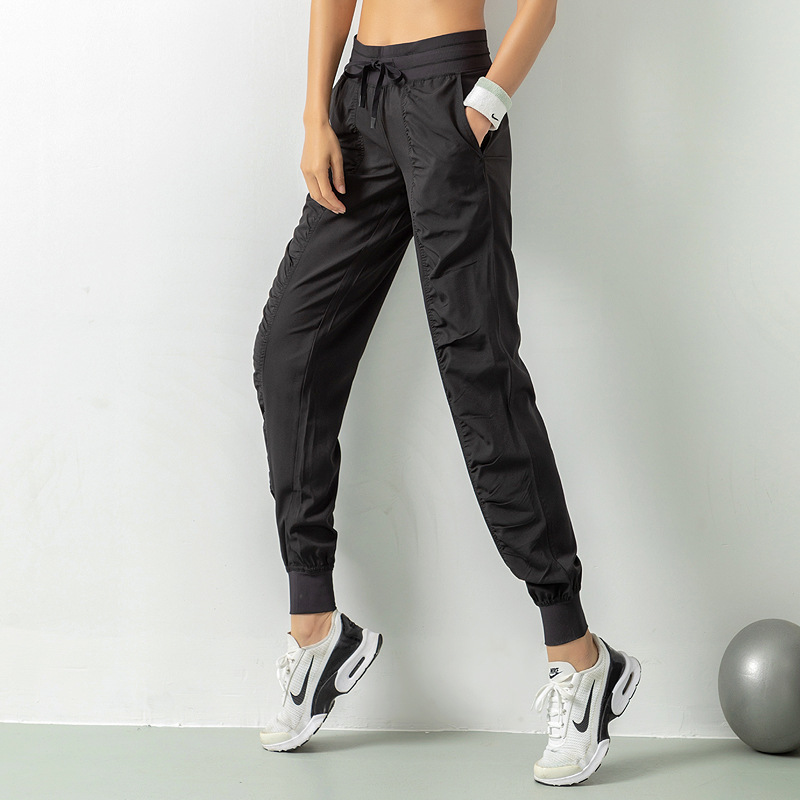 Picture of High-Waisted Loose Quick-Dry Sports Pants for Women, High-Elastic Long Pants, Casual Jogger Sweatpants, Yoga Pants, Breathable Fitness Running