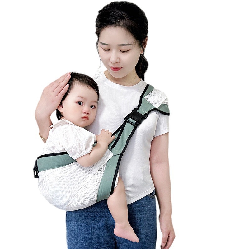 Picture of Shoulder strap baby baby hug baby artifact big children hug drag horizontal front hug dual-use multifunctional outing waist stool breathable