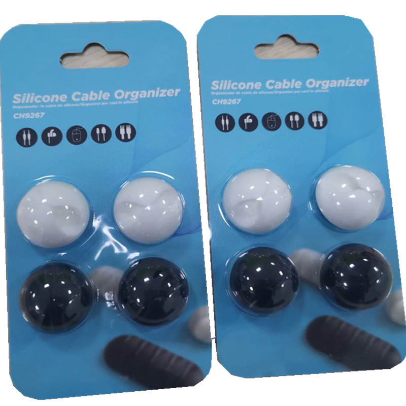 Picture of Desktop data cable organizer cable fixer one hole two holes three holes five holes suit
