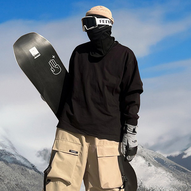 Picture of Snow Pants for Men and Women, Heavy-Duty Violet Waterproof Ski Pants, Warm New Men's Thickened 2024 American Style Snowboard