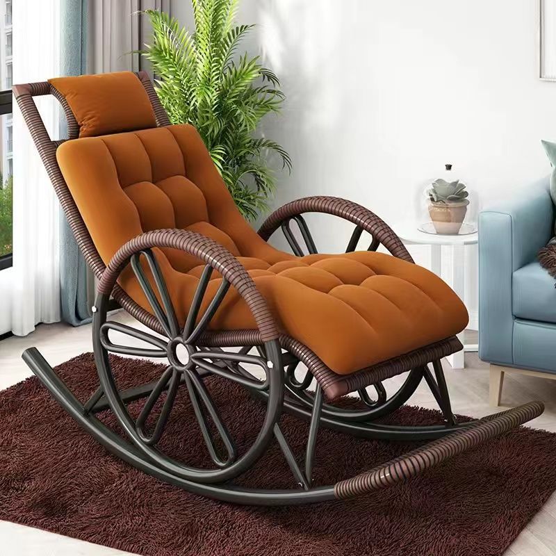 Picture of Household Rocking Chair Leisure Rocking Chair Creative Recliner Adult Leisure Chair Balcony Rattan Chair Internet-Fun Chair