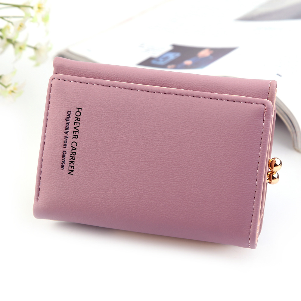 New Women's Wallet Short Fashion Vertical Plain Weave 70% off Card Holder Multi-Functional Coin Purse Korean Style Small Wallet