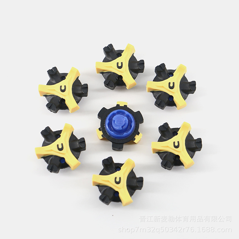 Picture of Cross-border hot sale golf shoe nails fast teeth rotating golf shoes shoe nails golf supplies equipment Black