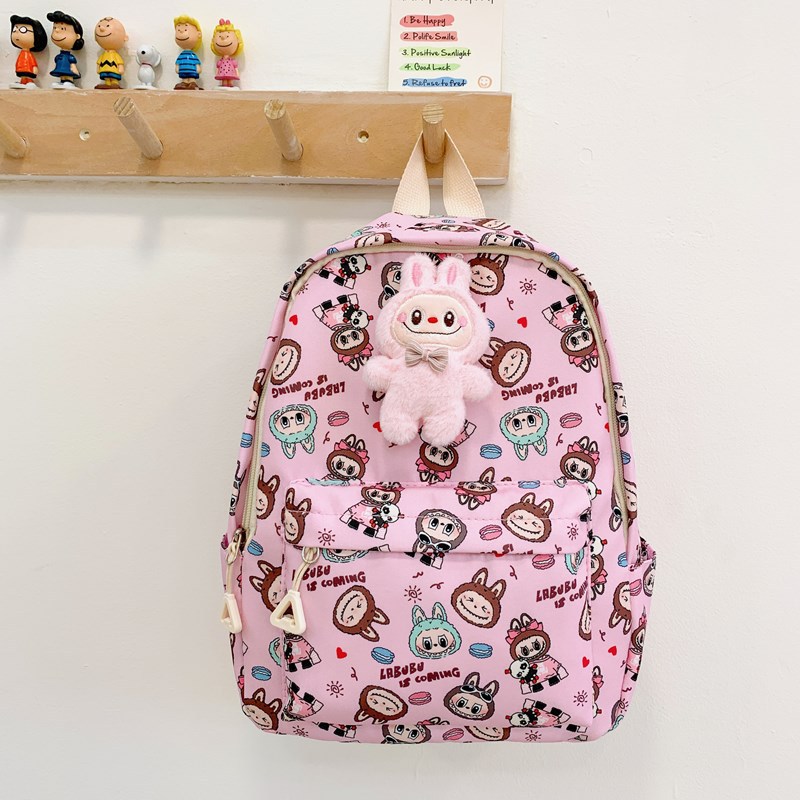 Picture of Children's Schoolbag New Cartoon Cute 3-5 Year Old Doll Backpack Kindergarten Baby Accessories Small Backpack Cross-Border