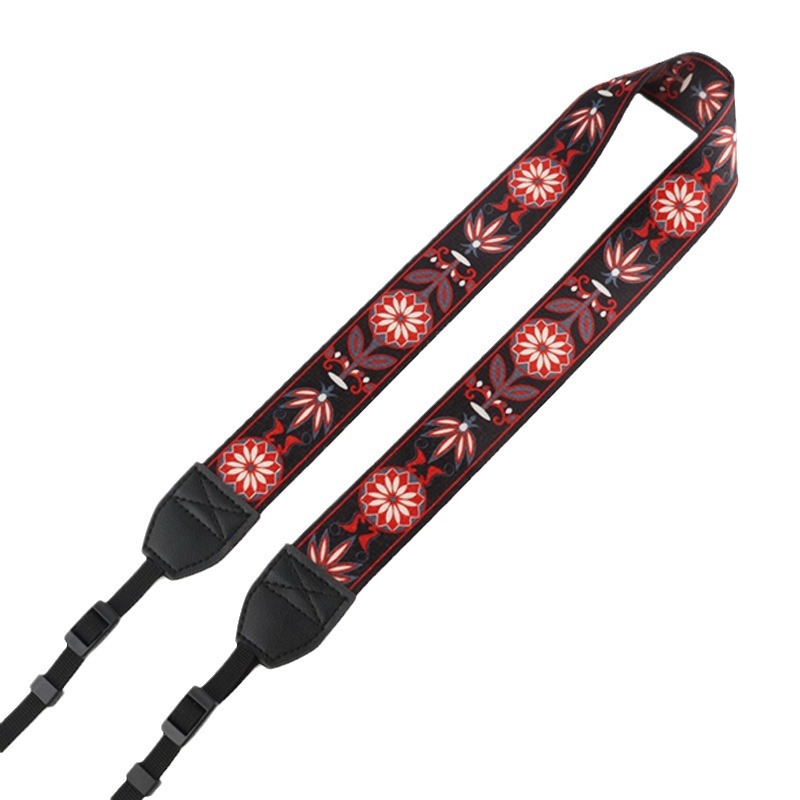 Picture of Micro single ethnic style shoulder strap camera strap 3.8cm thermal transfer lanyard micro single shoulder strap retro halter shoulder strap