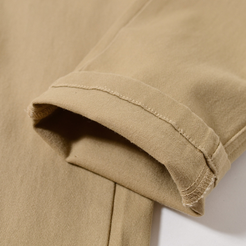 Picture of Children's khaki school uniform pants big children primary school boys and girls stretch cotton pants pants a generation of hair