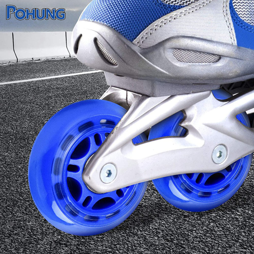 Picture of Factory Direct Supply of 80mm Skates, Scooter, Vitality Board, New Material, Environmentally Friendly and Wear-Resistant Pu Flash Wheels