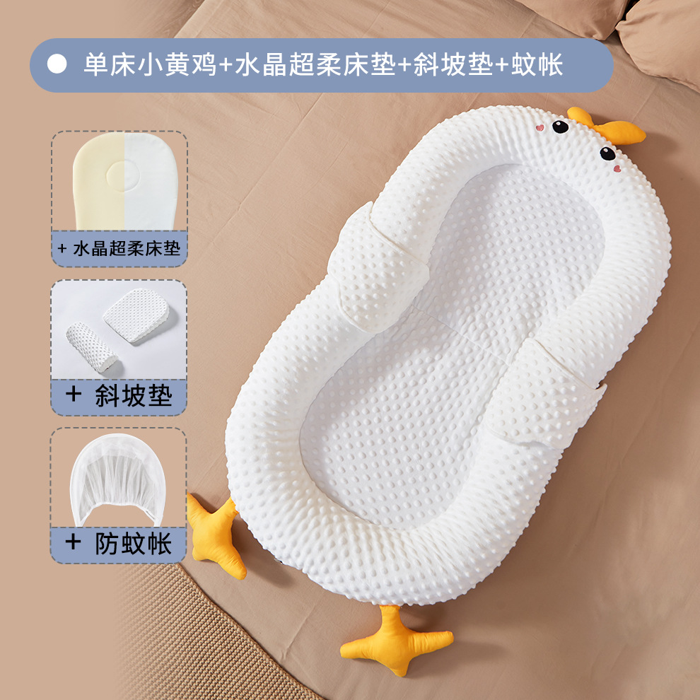 Picture of Baby Bed-in-Bed suit Newborn Bionic Bed Movable Crib Baby Pressure-proof Portable Bed-in-Bed