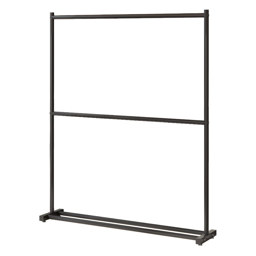 Double-layer Clothes Hanger Coat Rack Clothes Hanging Shelf Household Floor-standing Bedroom Space-free Clothes Hanger Simple Clothes Hanger