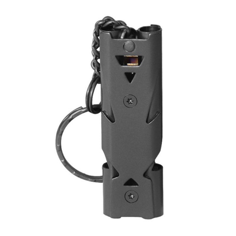 Picture of Stainless steel whistle outdoor survival whistle high frequency whistle earthquake life whistle high score shell sound whistle in stock