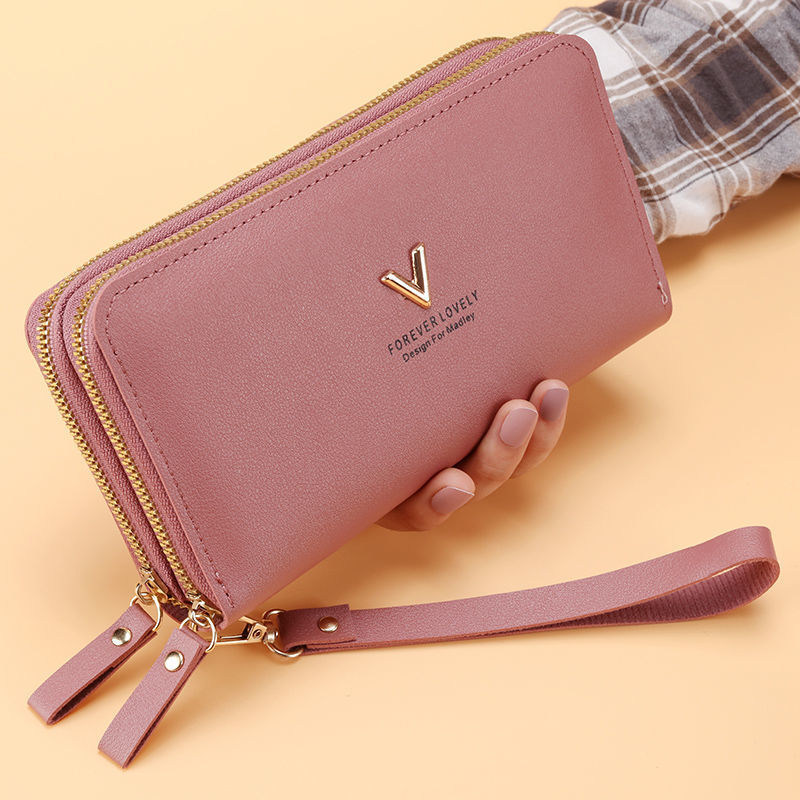 Picture of Double Zipper Hand Wallet 2022 New Ladies Wallet Long Fashionable Large Capacity Double Wallet Mobile Phone Small Bag