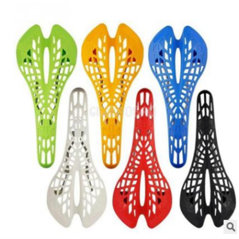 Bicycle Saddle, Shock-Absorbing Mountain Bike Seat Cushion, Colorfulful Cut Out Spider Web Saddle, Dead Fly Bicycle Seat Cushion