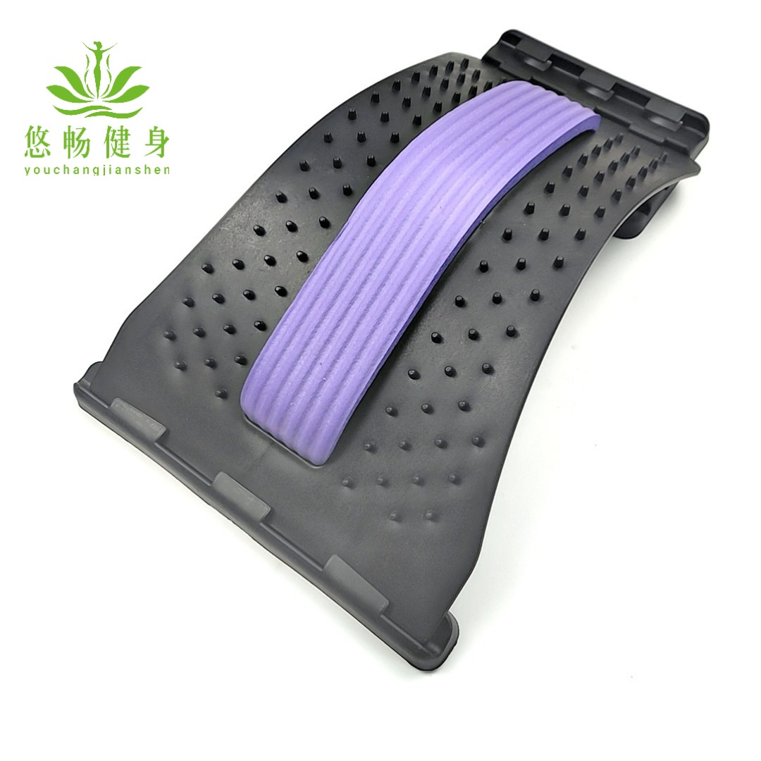Picture of Lumbar Disc Traction Device, Lumbar Vertebra Corrector, Waist Strain, Curved Stretching and Relieving Device, Yoga Spine Massage Equipment