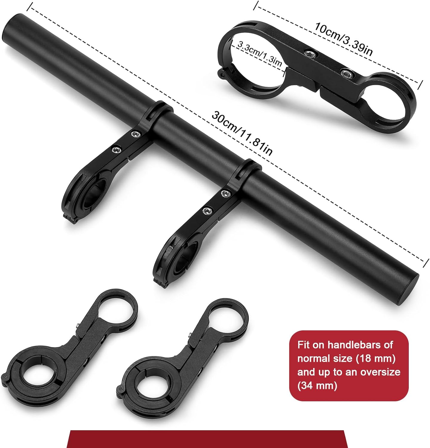 Picture of Bicycle bicycle bicycle carbon tube double frame lengthened bracket extension frame riding expansion frame car clip frame light clip