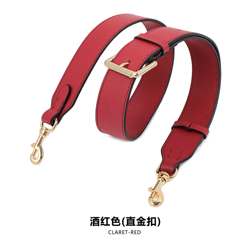 Picture of Ma Huangshi MHS-A-9 Litchi-grain Cowhide Bag Replacement Strap Dionyor Bag Long Shoulder Strap All-match Wide Shoulder Strap
