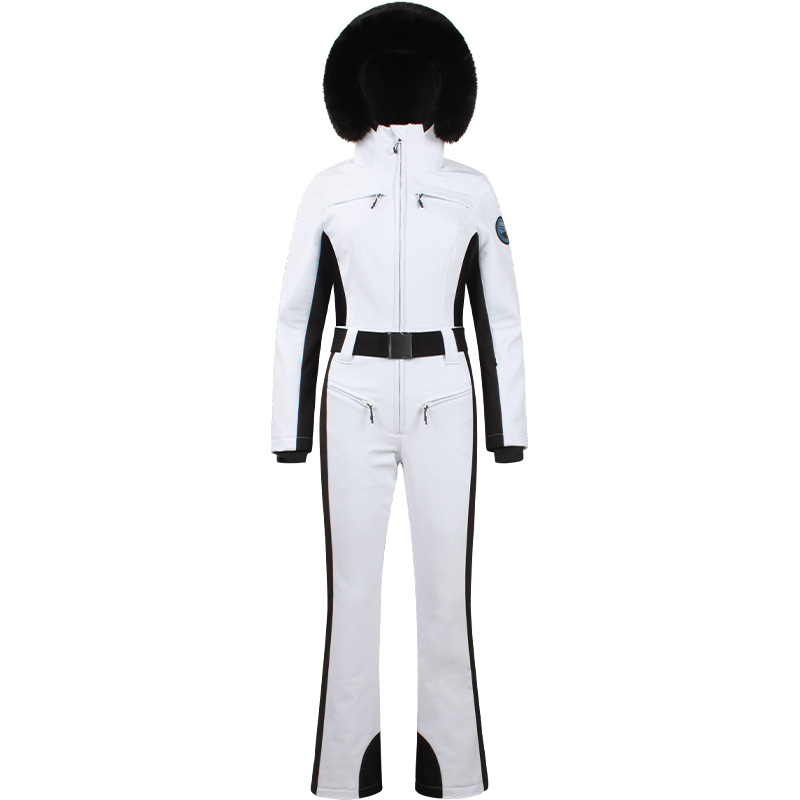 Picture of Professional Double-board Windproof Cross-border Ski Suit Women's Thickened Warm Waterproof Slim-fit Outdoor Ski Suit Women's suit