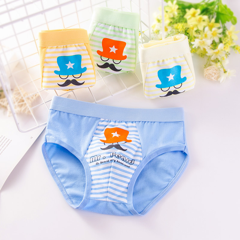 Picture of Children's underwear boy triangle boy cartoon underwear big children's underwear boys cotton briefs wholesale