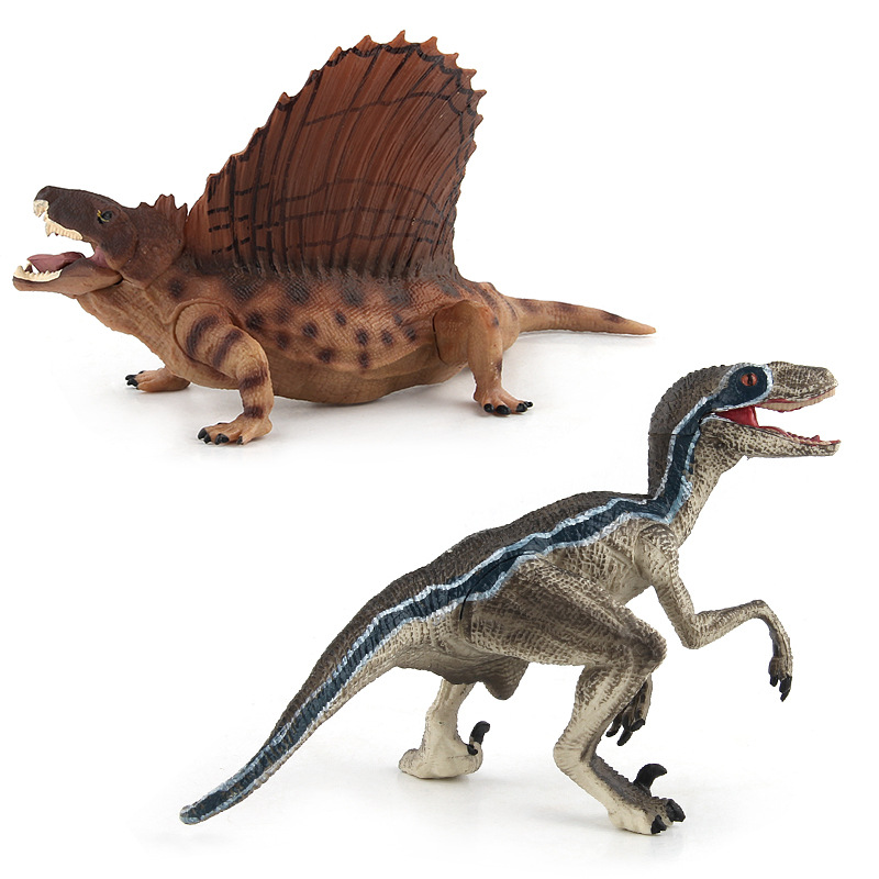 Picture of Children's new simulation Jurassic dinosaur model lower jaw movable solid pterosaurus Tyrannosaurus