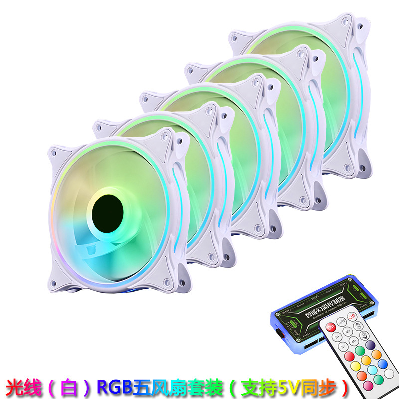 Picture of Cross border SE fan 12cm desktop host computer chassis radiator cpu silent cooling RGB fan