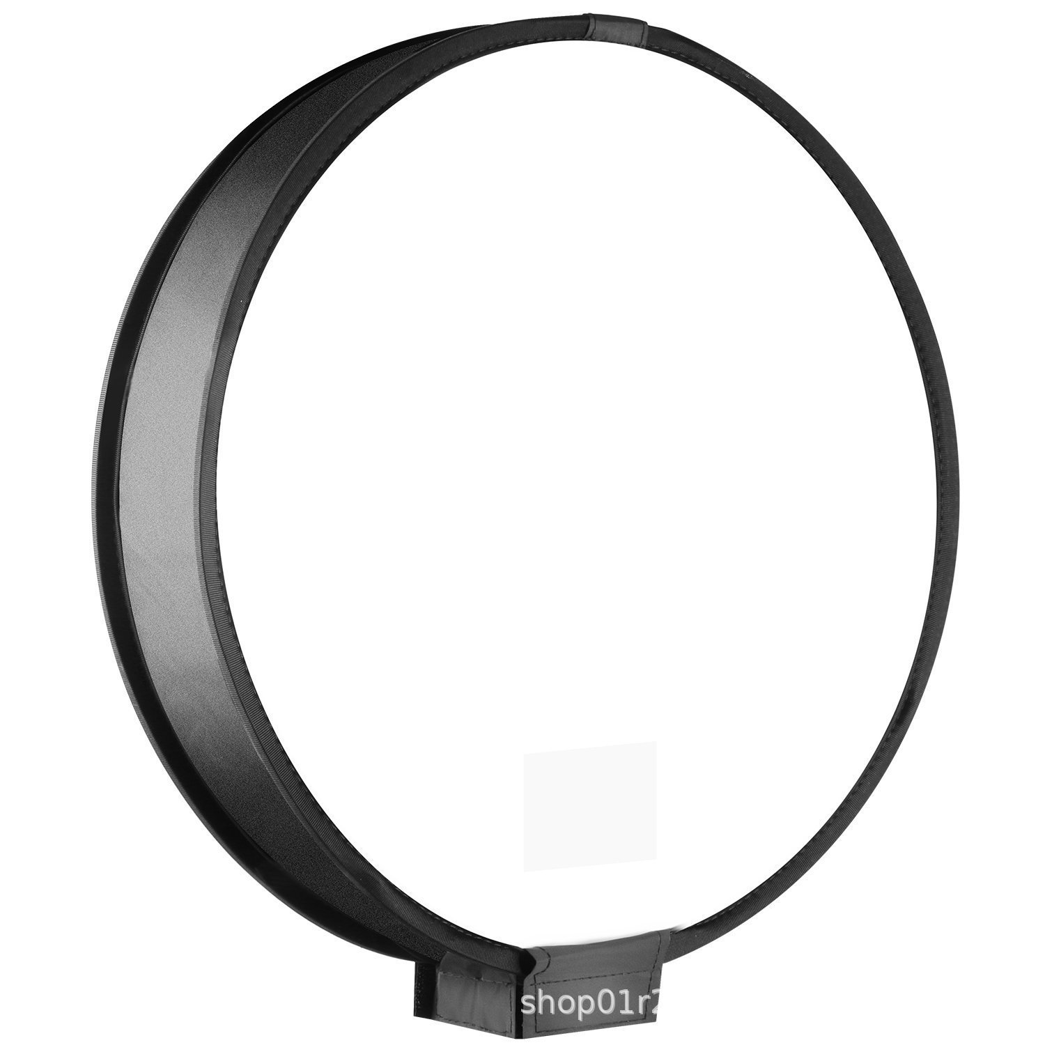 Picture of Camera Top 30/40 Flash Round Gray Card Soft Light Cover Black and White Cloth Cover Cone Type Soft Light Box Silver Whiteboard