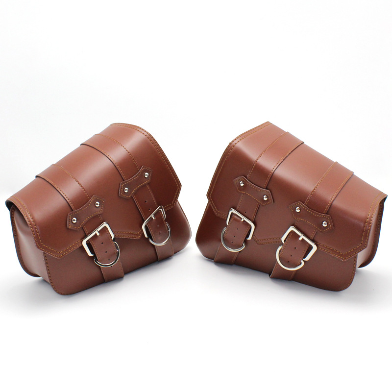 Picture of Motorcycle Bag Harley Motorcycle Side Bag PU Side Hanging Bag Harley Prince Triangle Bag Tool Knight Bag