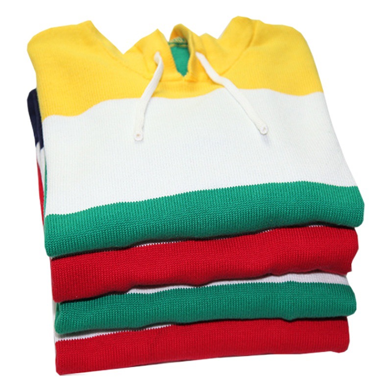 Children's Clothing Pure Cotton Knitted Hooded Sweatshirt Kidsren's Boys and Toddlers 2023 Autumn and Winter Spring & Fall Casual Sports Sweaters