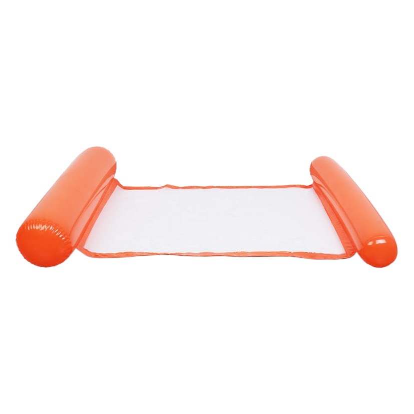 Cross-border Spot Foldable Backrest Floating Row Water Inflatable Hammock Swimming Pool Recliner Adult Men and Women Sea Floating Bed Net