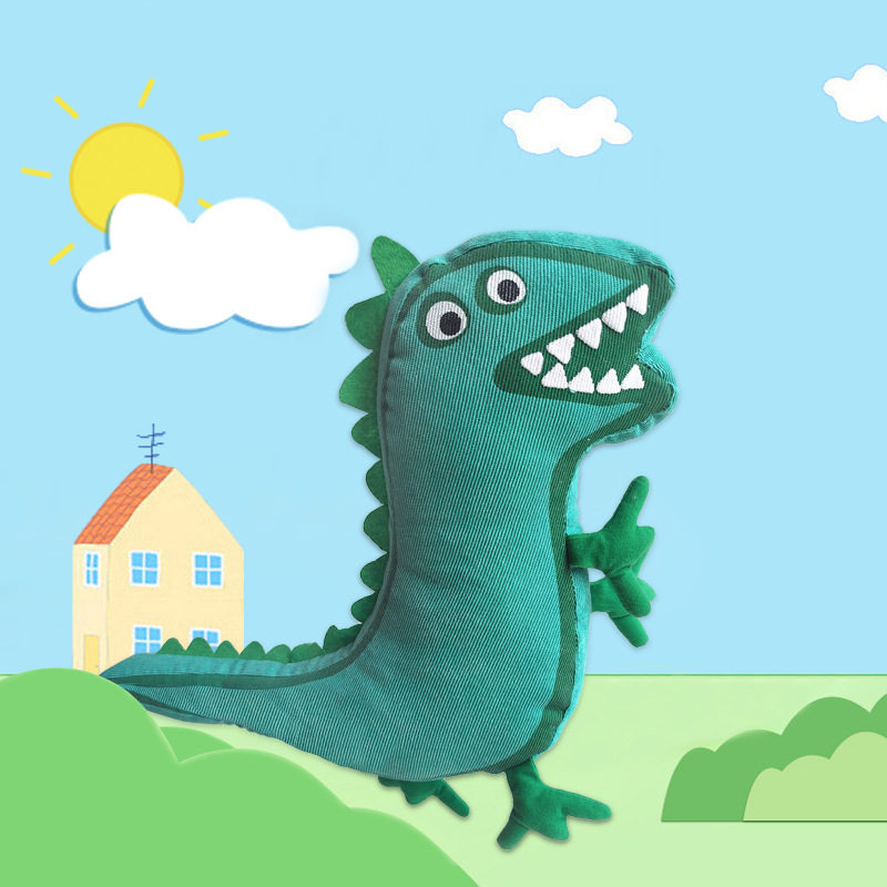 Picture of New Double Sided George's Mr. Dinosaur Plush Toy Pillow Boy Doll Doll for Baby Holiday Gift