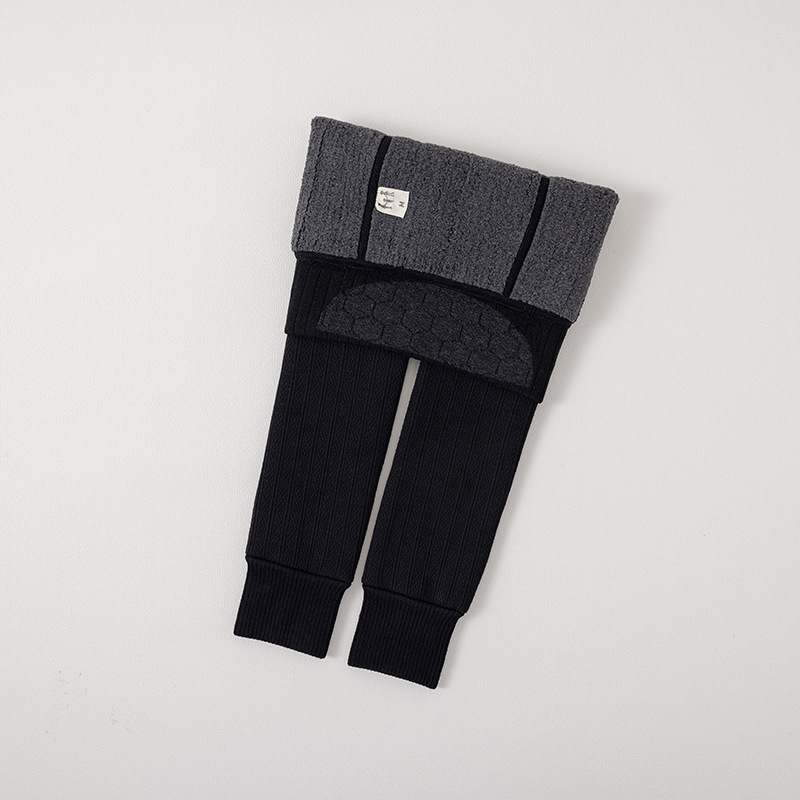 Picture of 1561 children's leggings wholesale 23 autumn and winter fleece-lined thick leggings warm Class A Girls' High Waist cropped pants