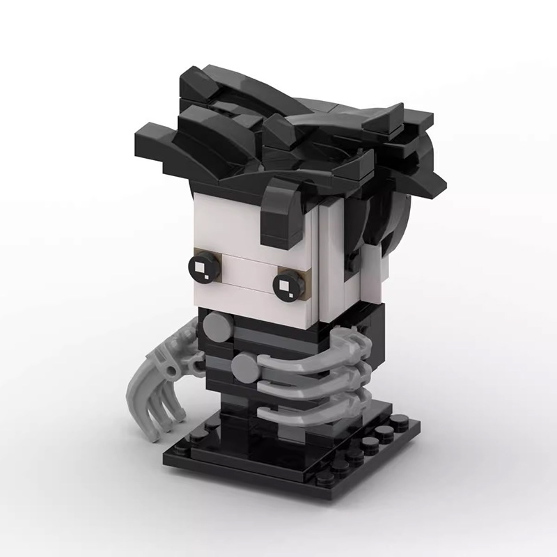 Picture of MOC Compatible Lego Small Particle Splicing Blocks Set Square Head Series 14635 Scissorhands Edward