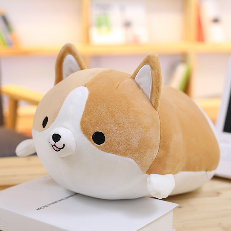 Picture of New software three-color Chai Dog Three Brothers Doll Cute Dog Doll Large Down Cotton Standing Dog Plush Toy