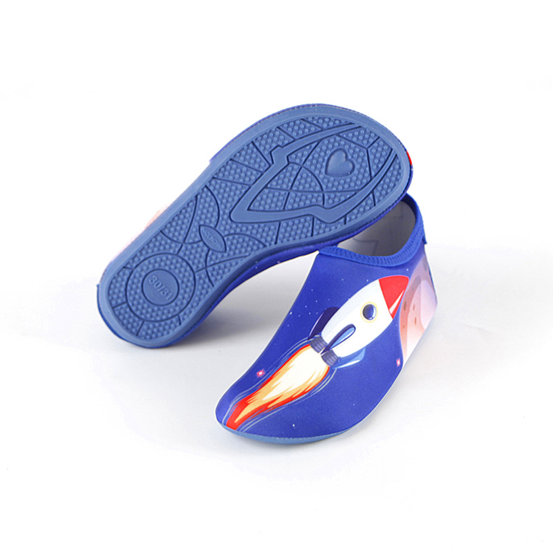 Picture of Factory wholesale children's cartoon beach shoes diving socks swimming shoes breathable non-slip home floor socks soft shoes