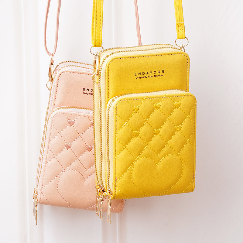 Picture of New Large-Capacity Multifunctional Fashionable Simple Shoulder Bag Crossbody Three-Layer Zipper Mobile Phone Bag for Women