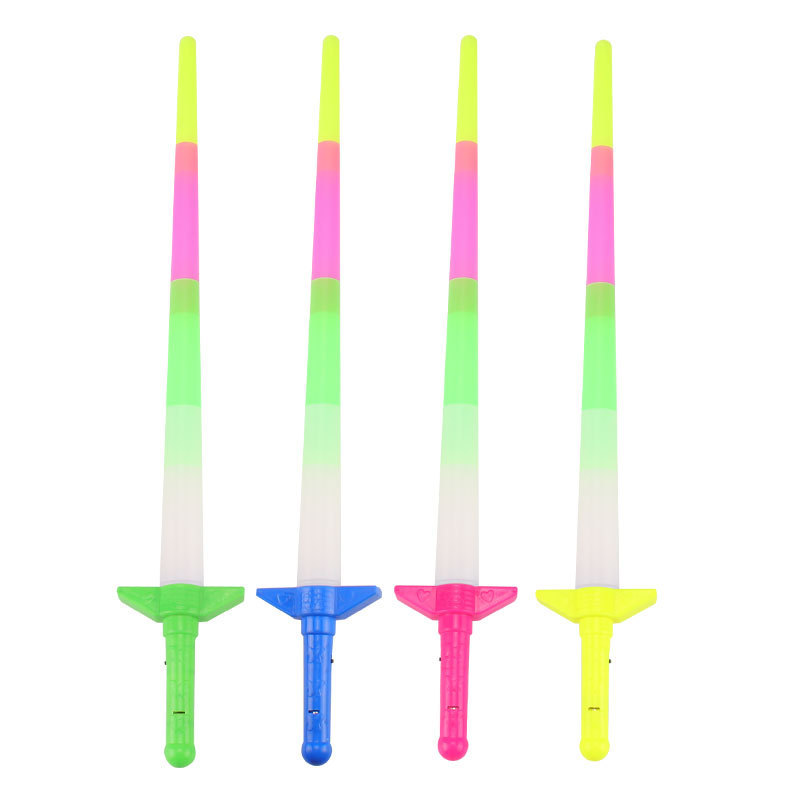 Picture of Large four-section luminous stick shrink stick luminous stick four-section retractable fluorescent stick night market children's toys wholesale