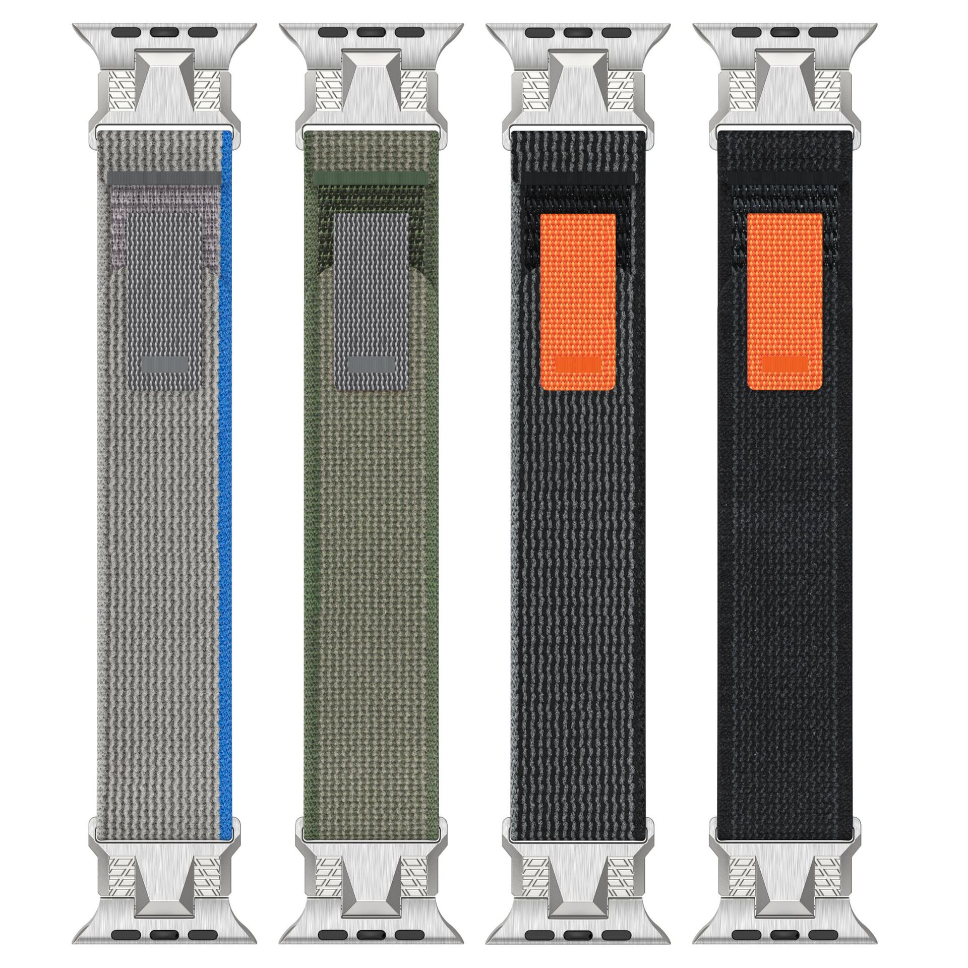 Picture of Suitable for Apple Watch strap mecha wild diameter nylon loop appleiwatch9Ultra2 watch strap wholesale