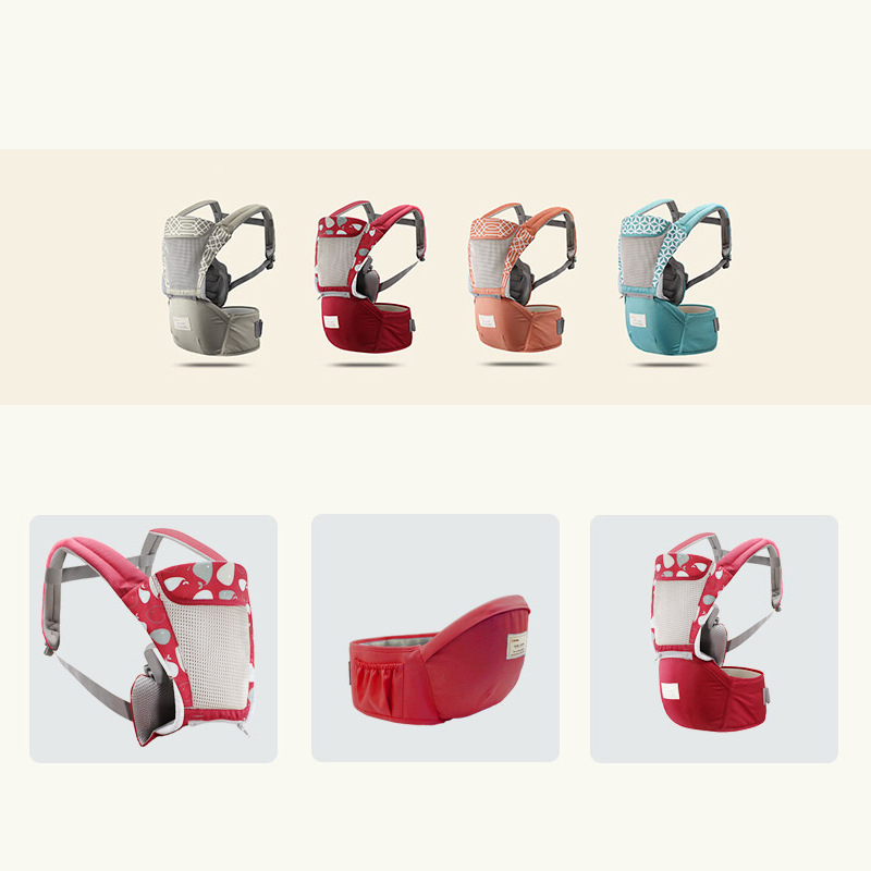 Picture of Yin Xiuli Baby Waist Stool Baby Waist Stool Four Seasons Multifunctional Baby Waist Stool Double Shoulder Strap Baby Waist Stool Cross-border