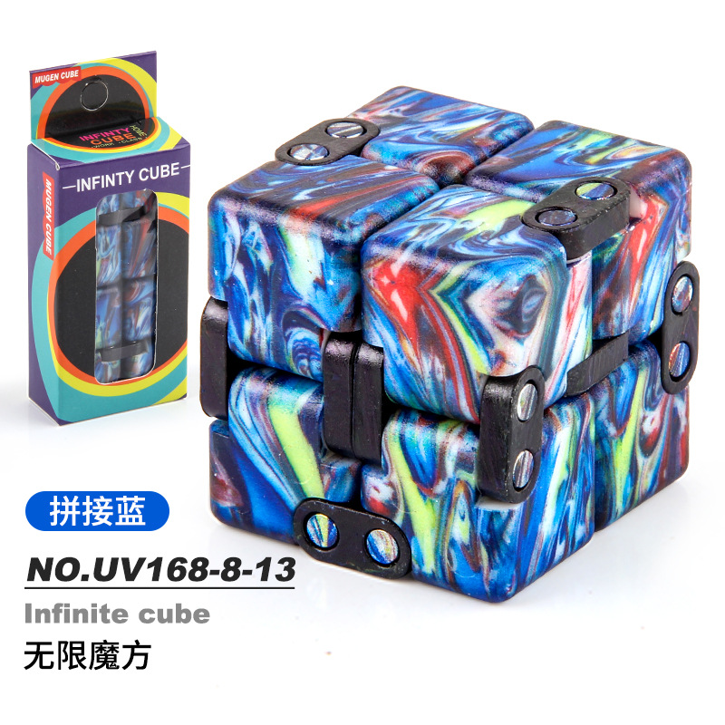 Picture of Source manufacturers infinite Rubik's Cube uv printing infinite folding decompression Rubik's Cube new strange fingertip toy second-order Rubik's Cube