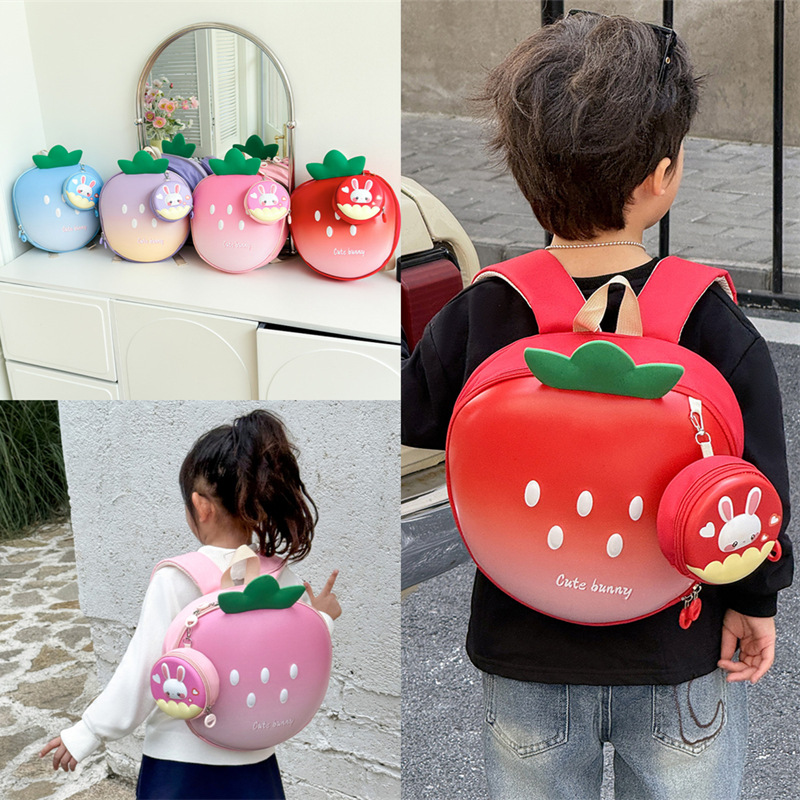New Children's Casual Backpack EVA Eggshell Kindergarten Schoolbag Casual Fashion Cute Boys and Girls Backpack Wholesale