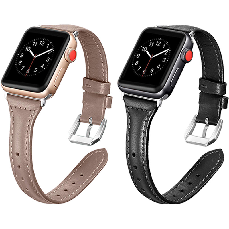 Picture of For Apple Watch Small Waist Leather Strap Apple iwatch109876SE Thin Strap Shrink Simple