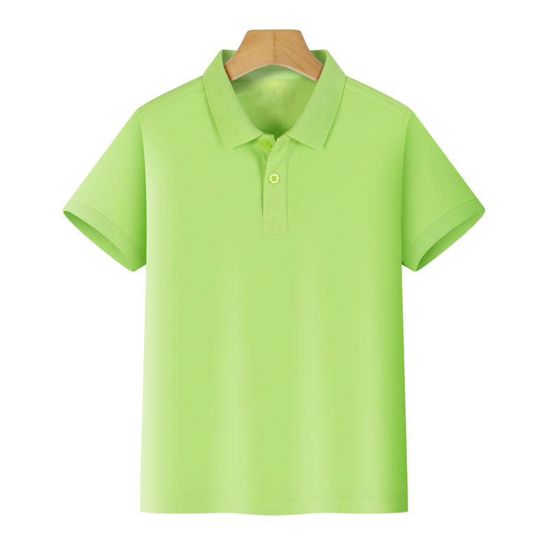 Picture of Children's lapel polo shirt custom kindergarten class uniform school uniform parent-child sports culture advertising shirt T-shirt logo
